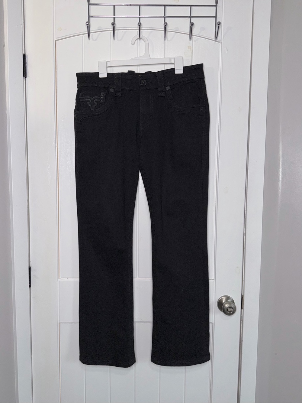 Rock Revival Arther B200R Boot Cut Jeans Size/33 Black